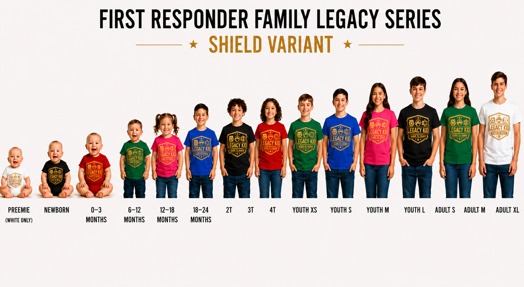 Legacy Kid – First Responder Family Series | Shield Variant