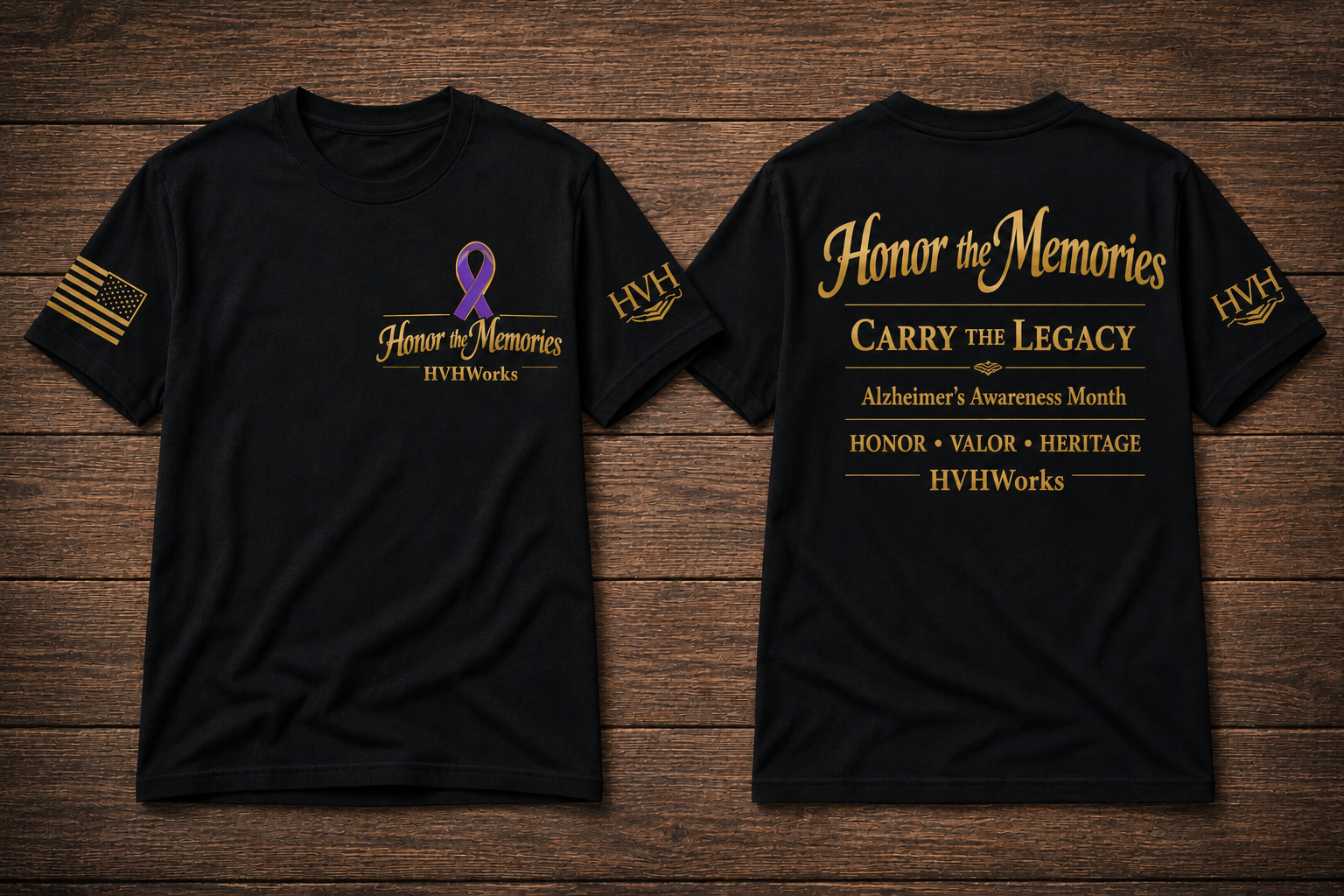 Honor the Memories Alzheimer's Awareness Shirt