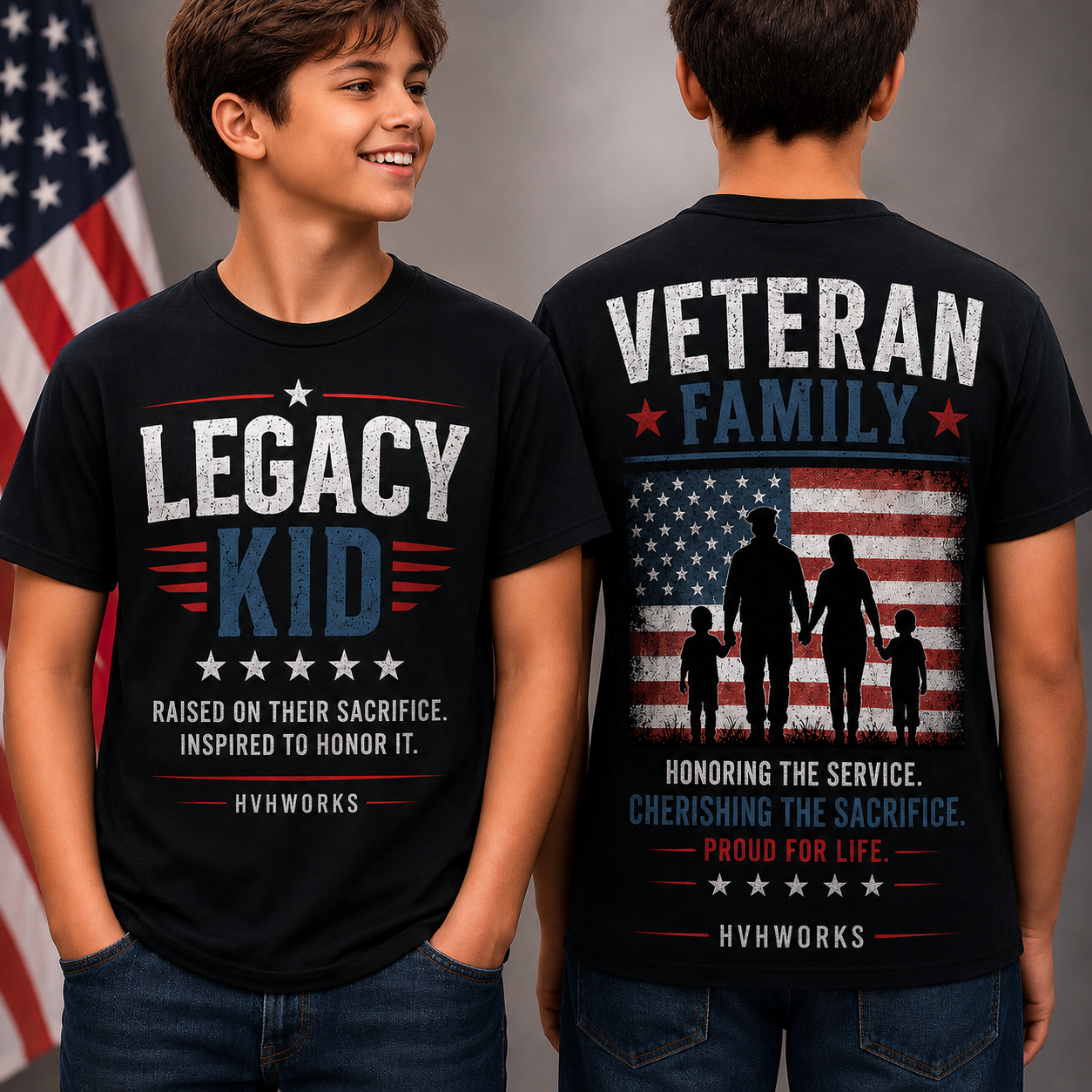 Legacy Kid – Veteran Family Shirt
