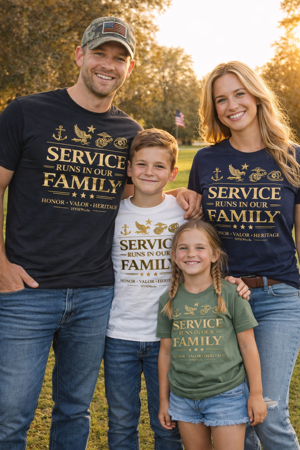 Service Runs in Our Family Shirt | Military Heritage Apparel