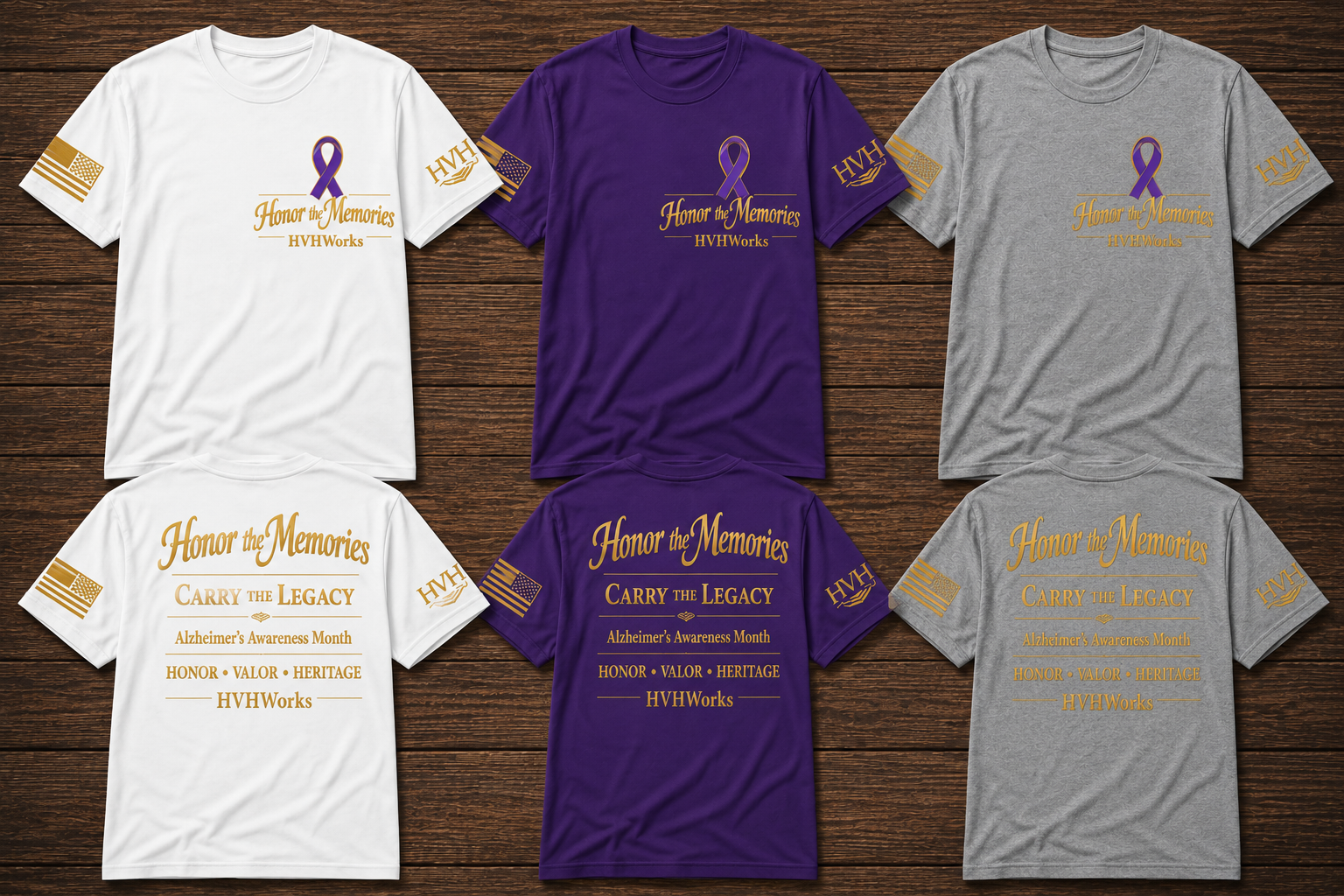 Honor the Memories Alzheimer's Awareness Shirt