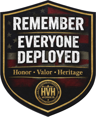 Shield R.E.D. Friday Vehicle Magnet — Remember Everyone Deployed